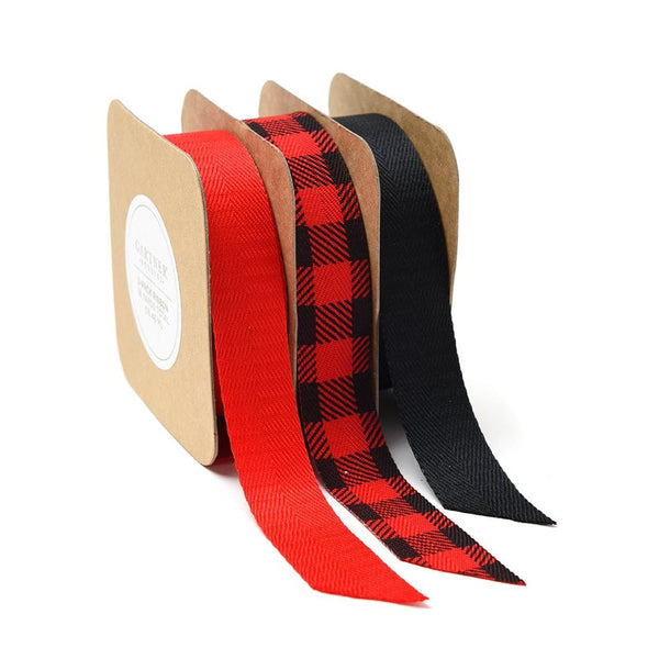 Black And Red 3 Pack Ribbon 45142