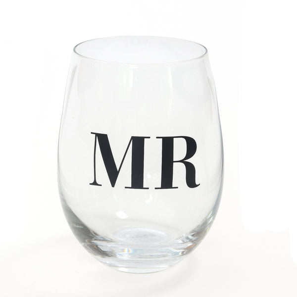 Mr Stemless Wine Glass  Style Me Pretty - Gartner Studios