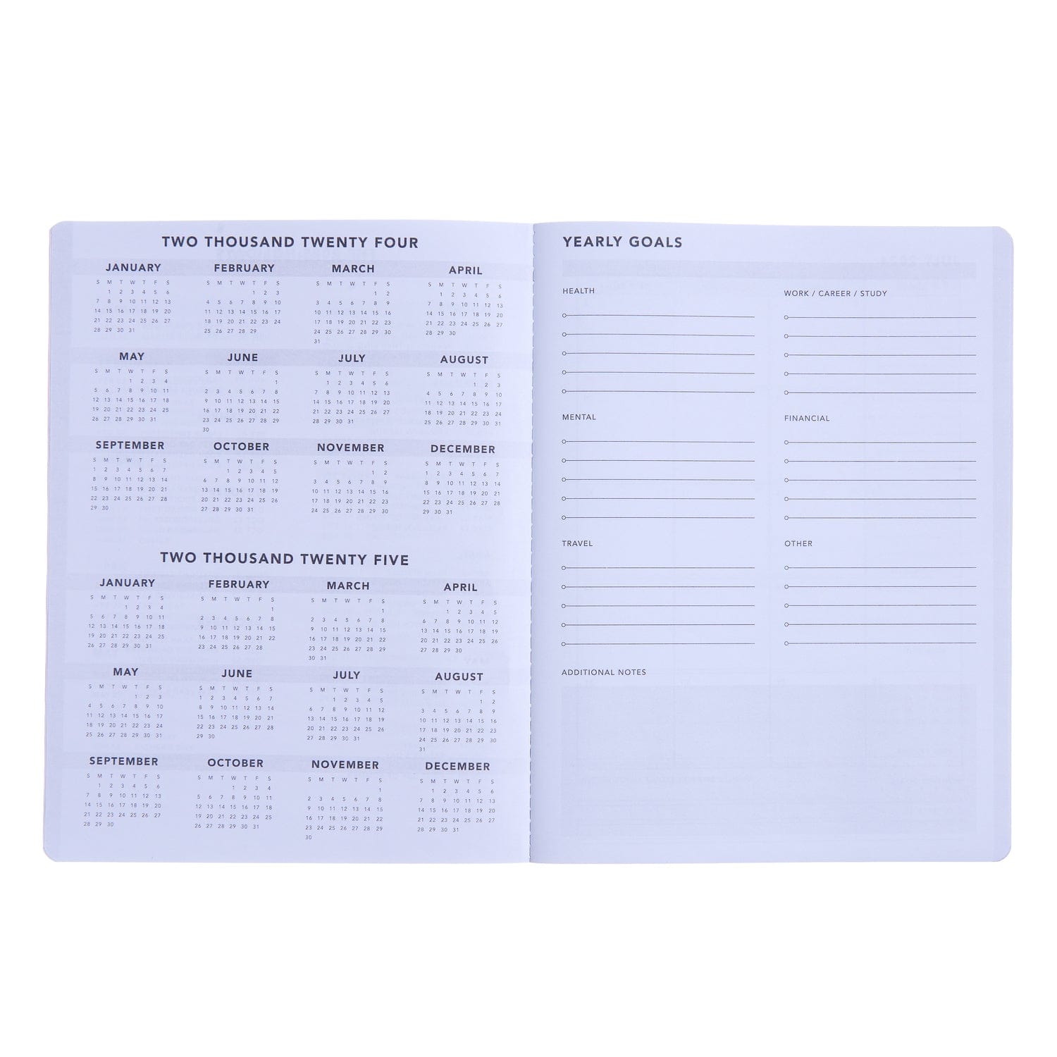 2024 - 2025 Monthly + Weekly Planner - Dot Wave Gartner Studios Planner 48858