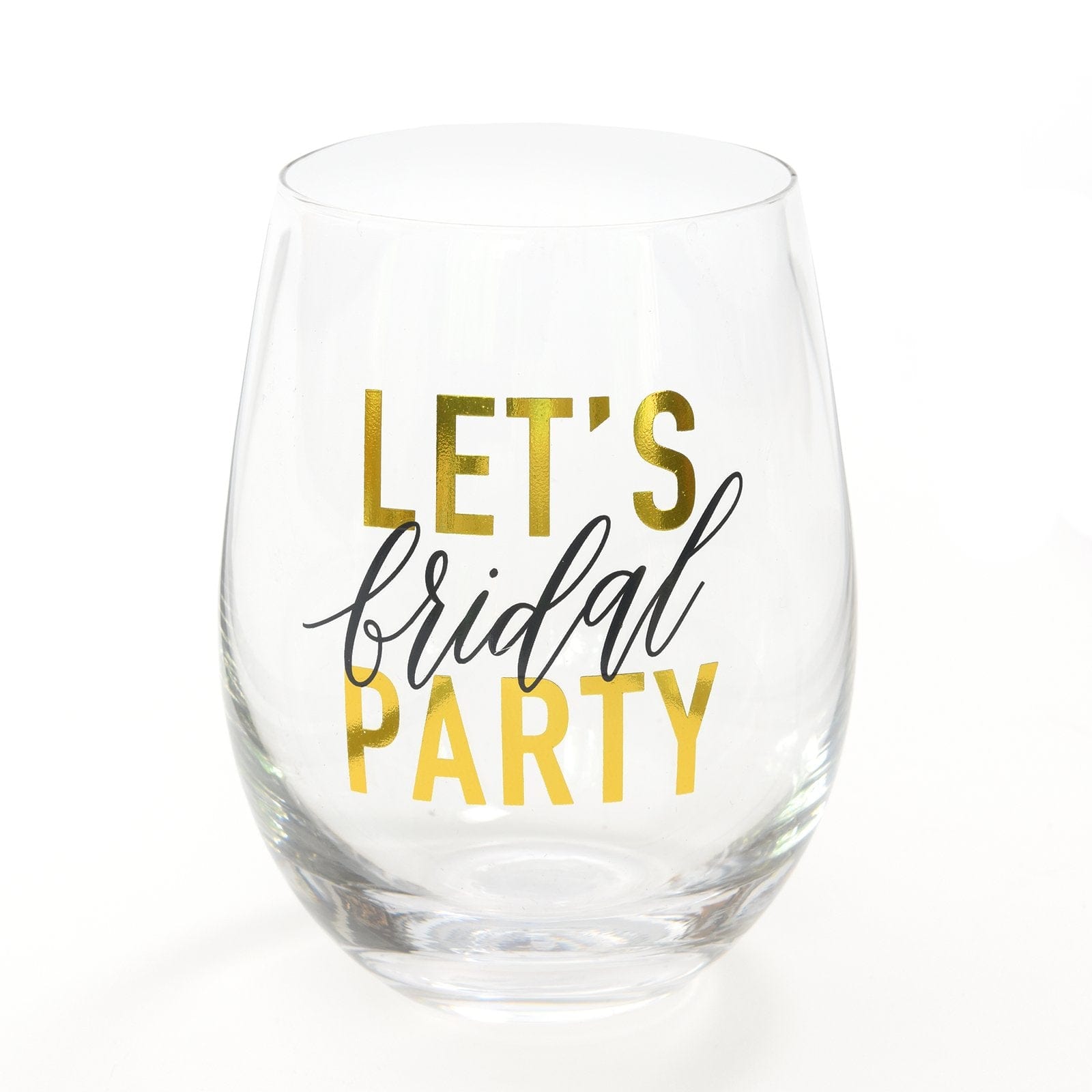 Bulk Bachelorette Party Stemless Wine Glasses - 24 Pc.