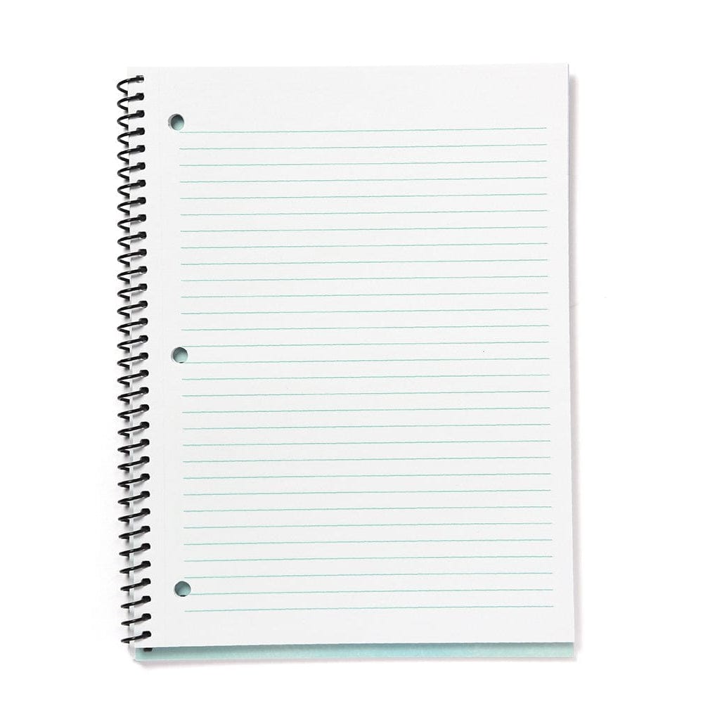 notebook paper with holes