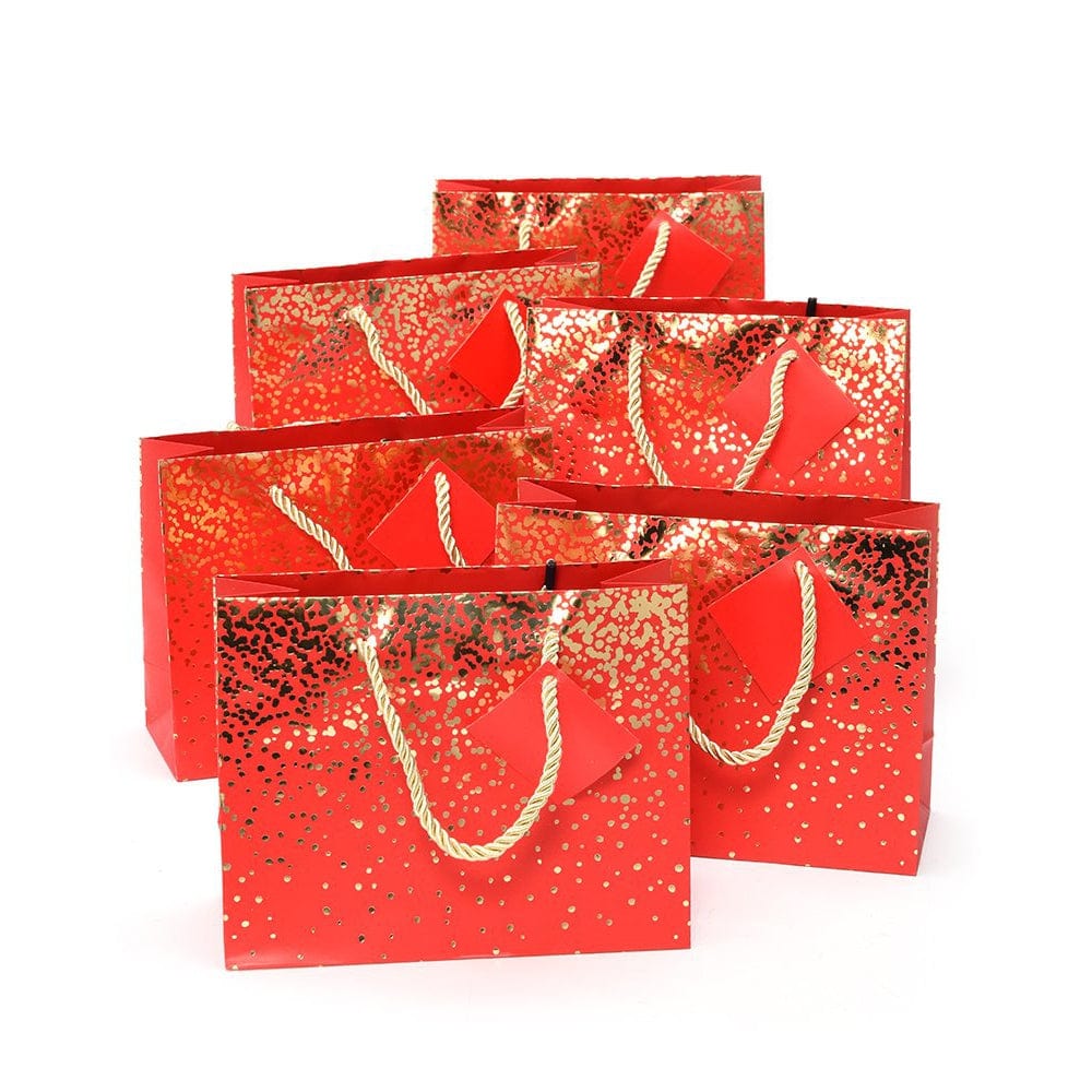 20 Pack Small Gold Party Favor Paper Gift Bags Bulk with Handles and Tissue  Paper for Birthday - Walmart.com