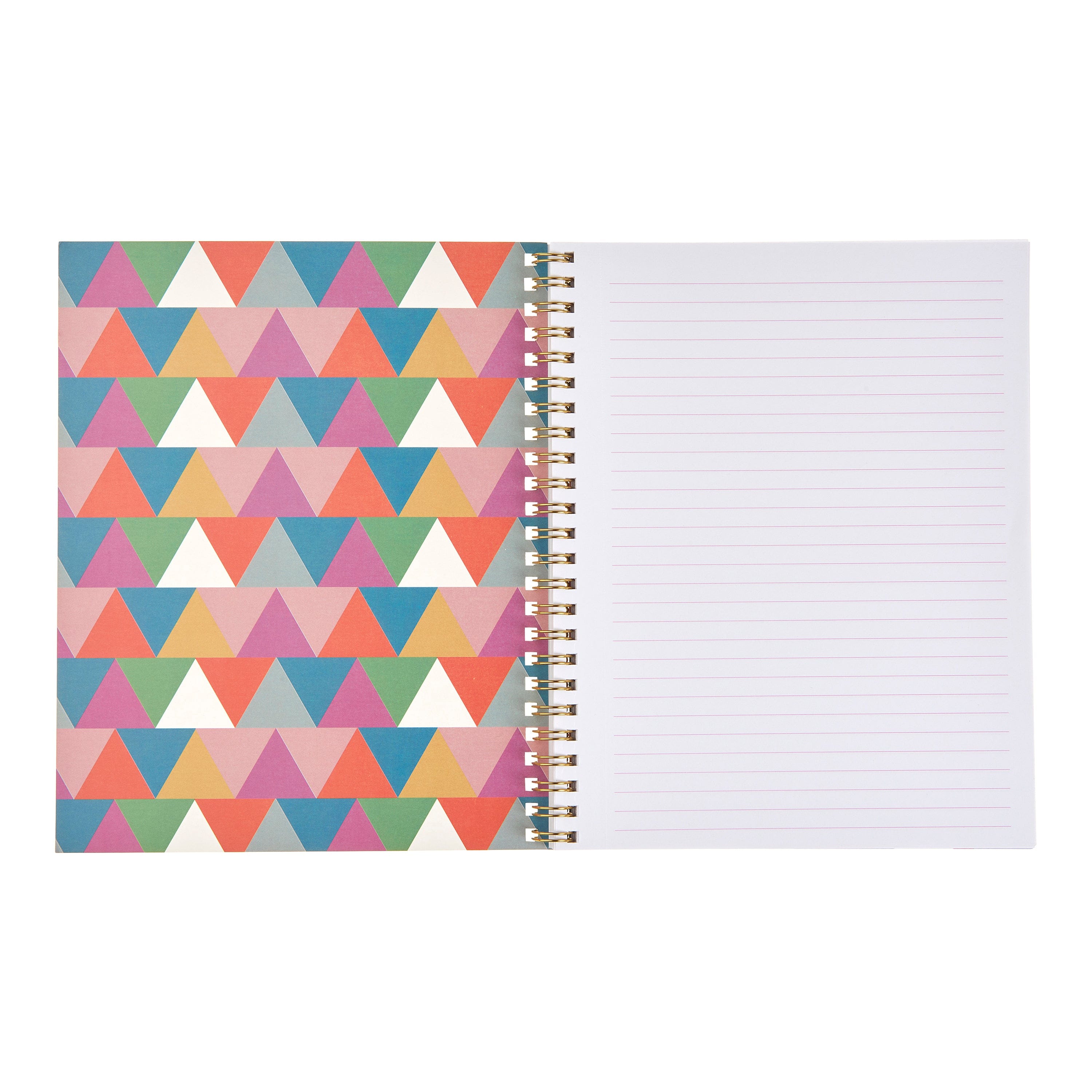 Deluxe Spiral Landscape Writing Journals (Teal Star Cover) - 112 Pages