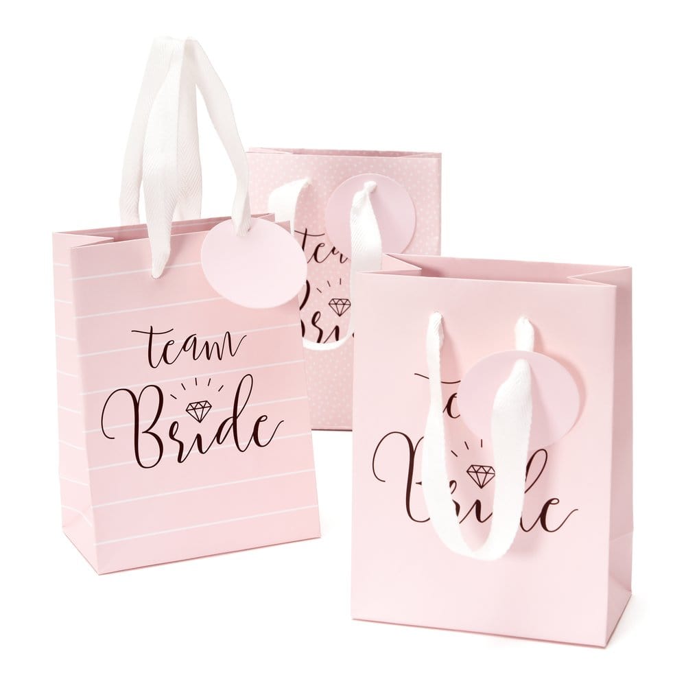 Medium Frosted Wedding Welcome Gift Bags, Wedding, Party Supplies, 12 Pcs -  Walmart.com