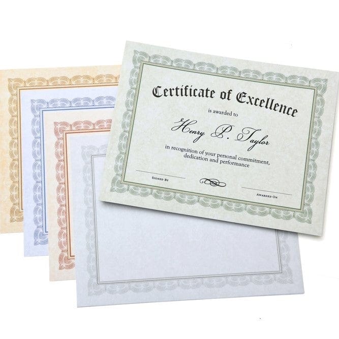 gartner certificate templates