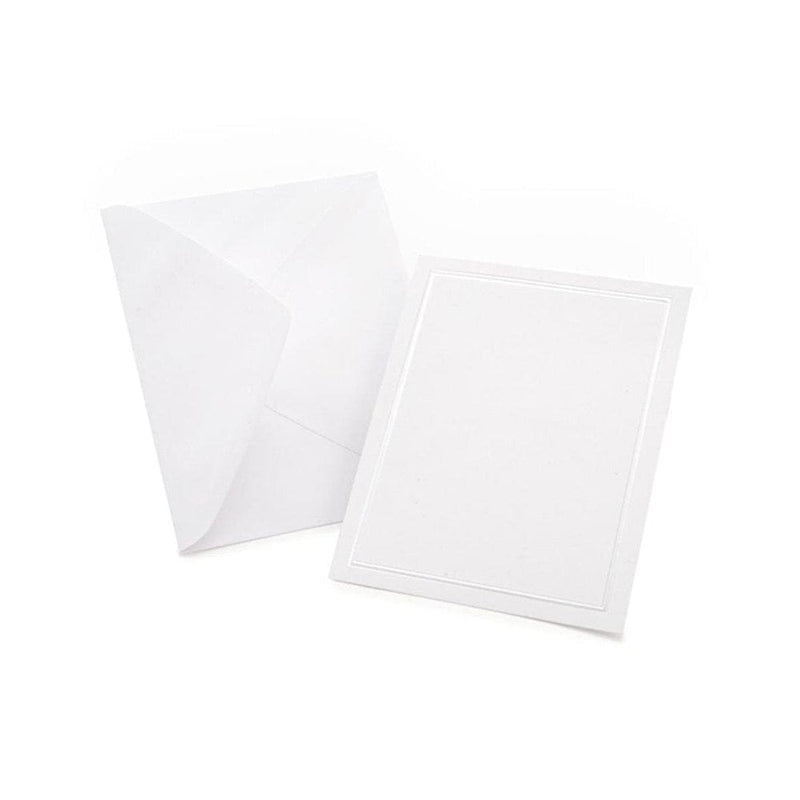 White Pearl Border All Purpose Blank Cards | Gartner Studios