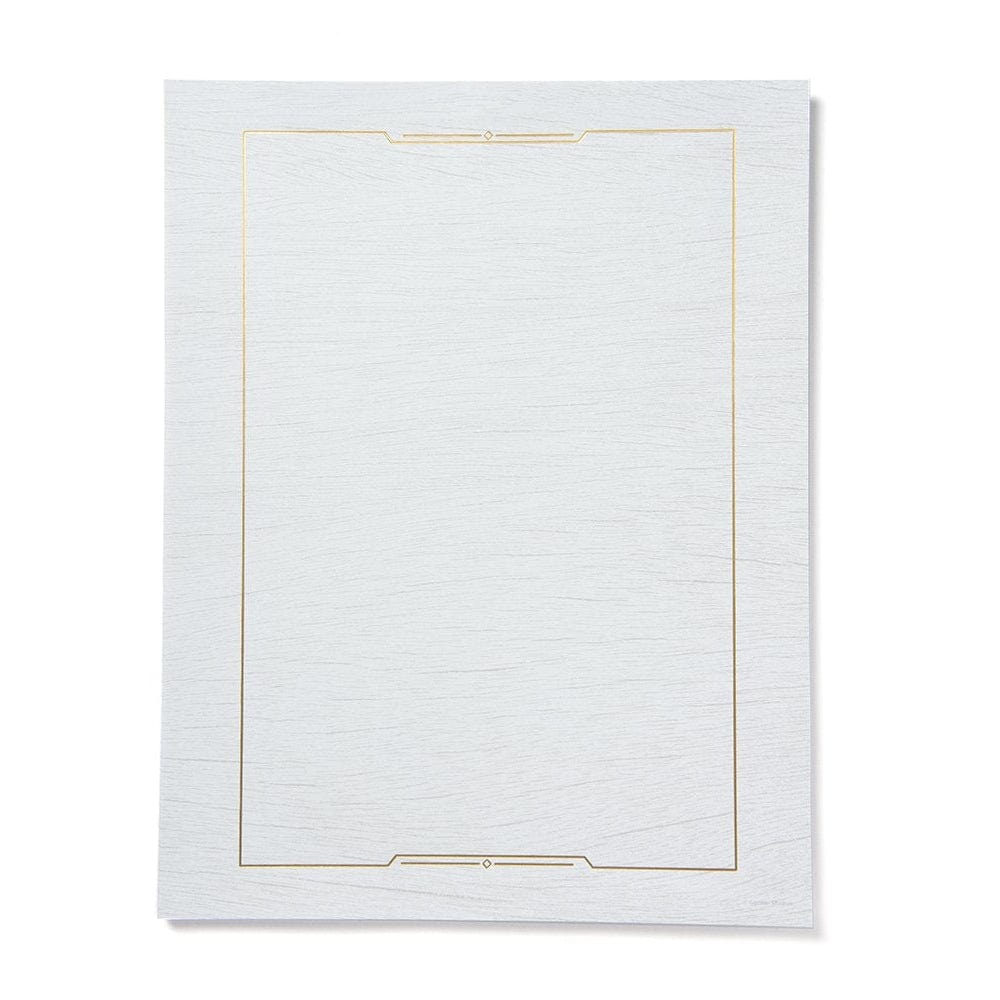 White on White Blank Notecards